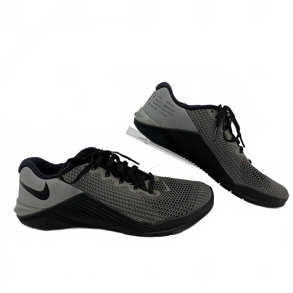Nike Gray Black Metcon 5 Training Sneakers Size 7.5